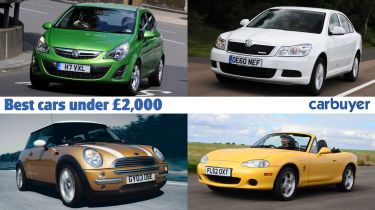 Best used cars under 2 000 Carbuyer